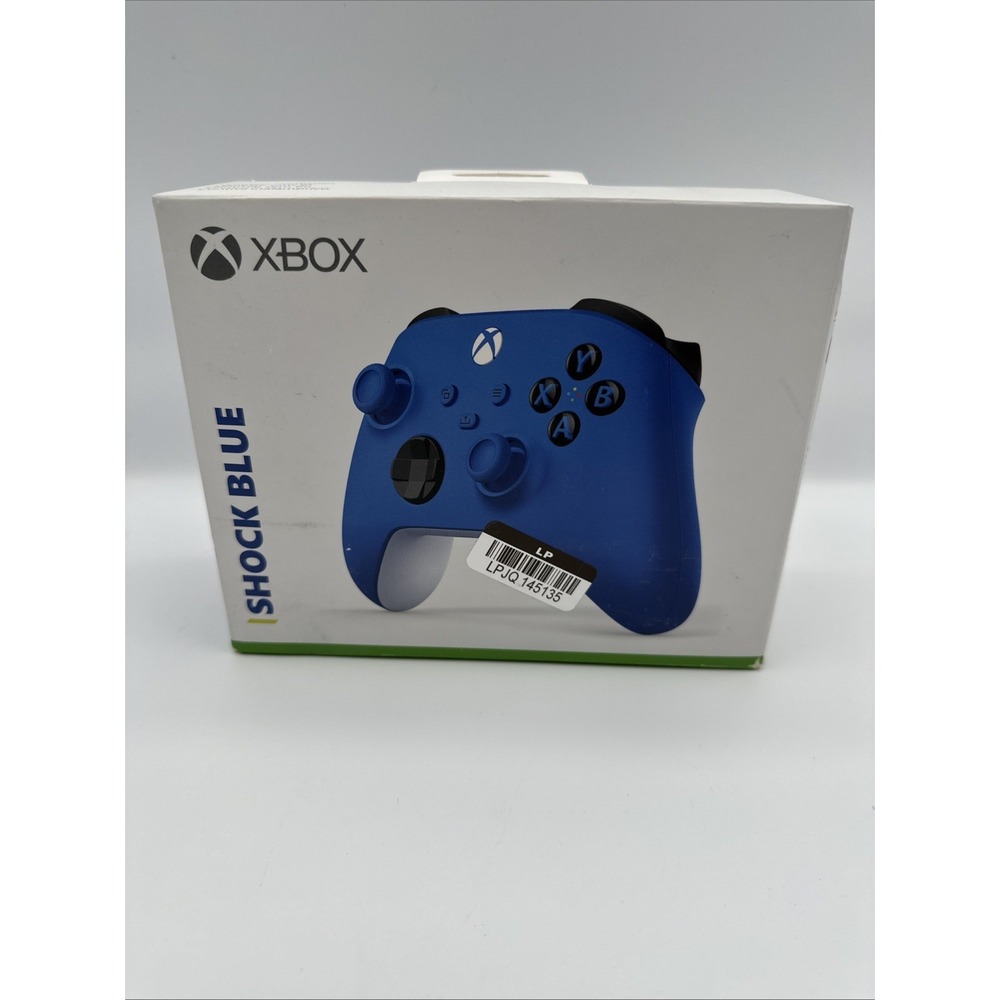 New Microsoft Original Xbox Controller S Shock Blue QAU-00065